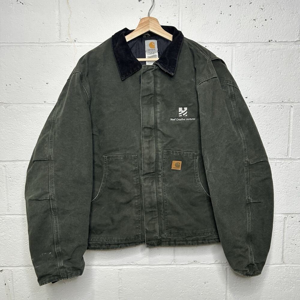 Vintage Carhartt Traditional Artic Jacket “Moss Green” J22 - Picture 1 of 4
